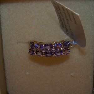 AAA Tanzanite 10K Gold Ring- New with Tags